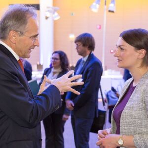 acatech Präsident Karl-Heinz Streibich und Judith Gerlach, Bayerische Staatsministerin für Digitales