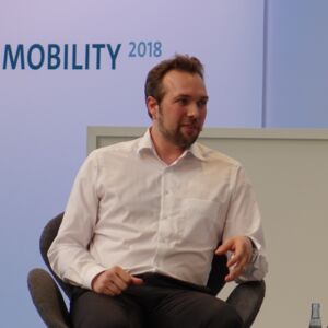 Tobias Hesse, Leiter AG 5, beim VW-Panel Autonomes Fahren