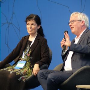 Panel 1: Elisabeth André (Universität Augsburg) und Michael Heister (BIBB)