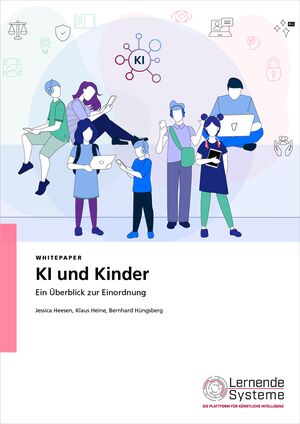 Titelblatt zur Veröffentlichung des WP "KI und Kinder. Ein Überblick zur Einordnung"