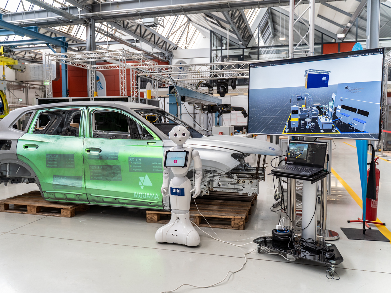 Tür-Justage mit Roboter