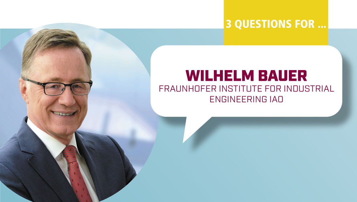 3 Questions for Wilhelm Bauer