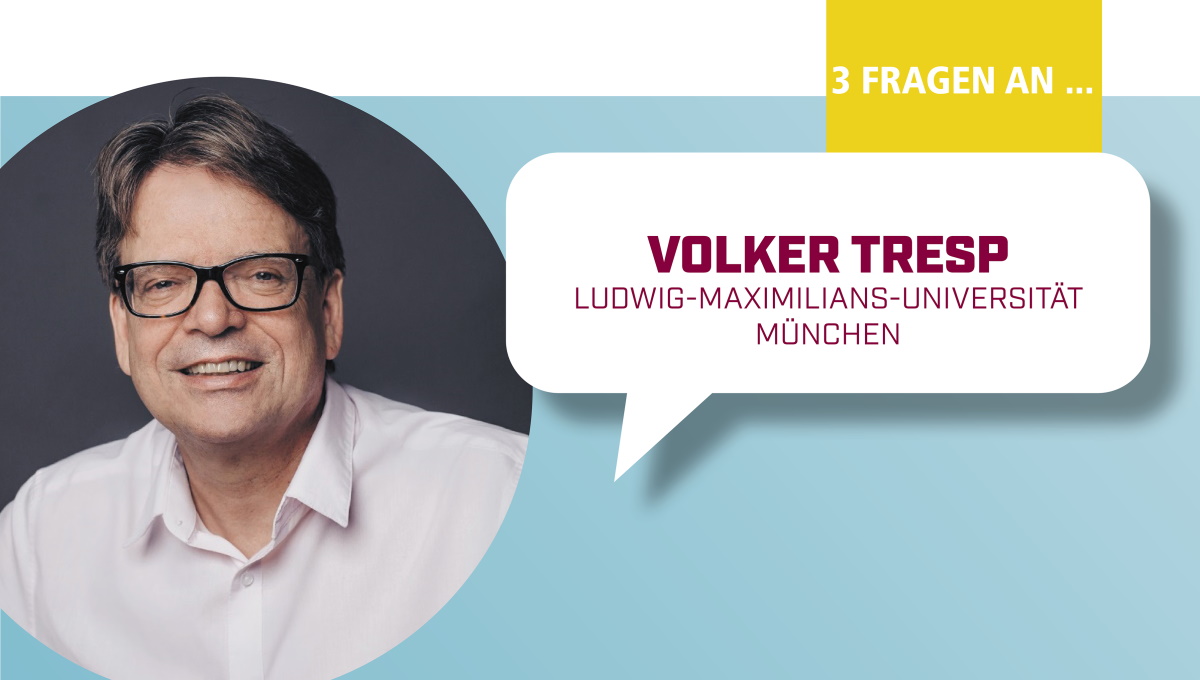 3 Fragen an Volker Tresp